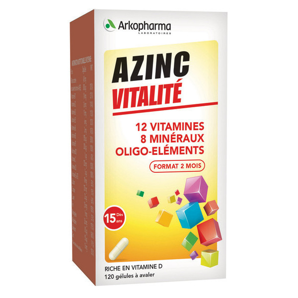 ARKOPHARMA Vitamines & minéraux Azinc code EAN 3401540148493 