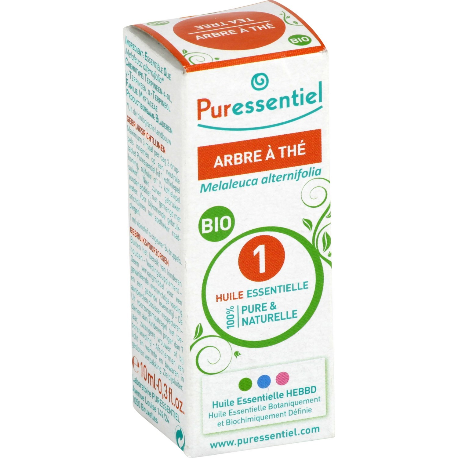 Huiles essentielles bio arbre à thé PURESSENTIEL