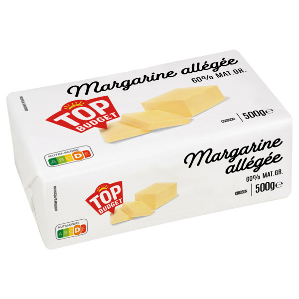 TOP BUDGET MARGARINE ALLÉGÉE 
 code EAN 3410280021133 