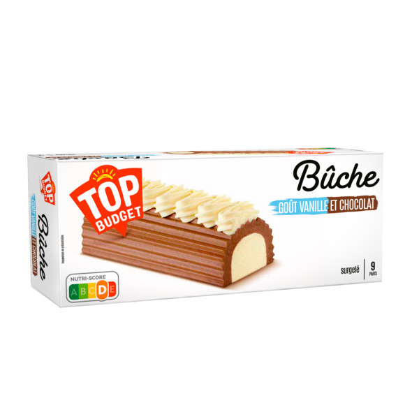 BÛCHE GLACÉE VANILLE CHOCOLAT 
