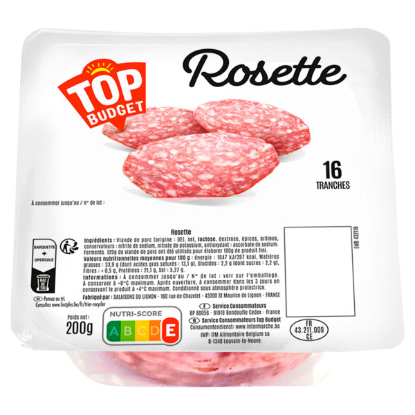 TOP BUDGET ROSETTE 
 code EAN 3410280058986 