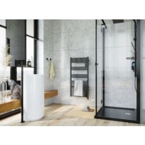  Sèche-serviettes électrique à inertie fluide Sauter Marapi tactile anthracite 500W code EAN 3410532200590 