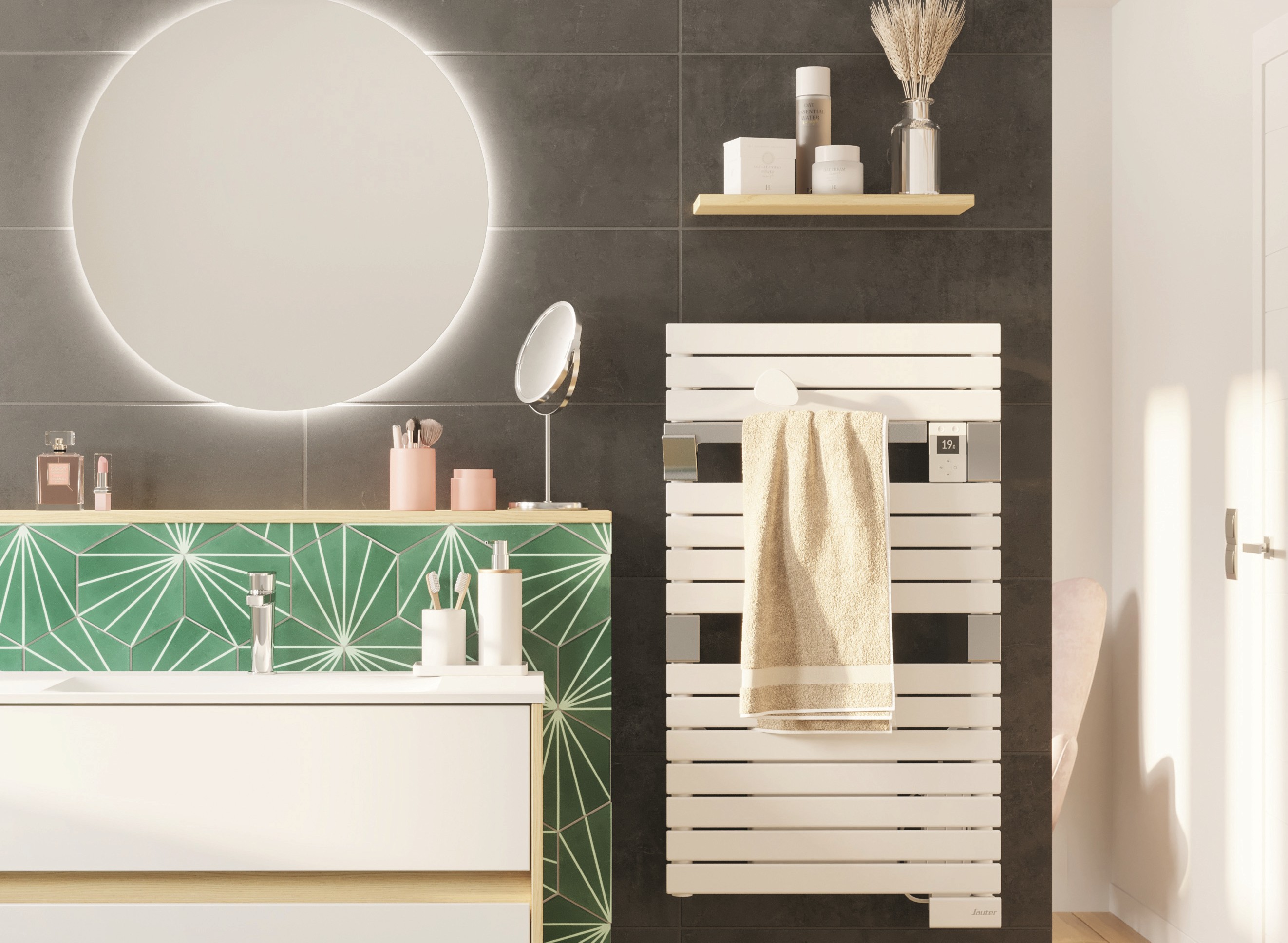 SÈCHE-SERVIETTES "ASAMA CONNECTE II" SAUTER code EAN 3410532331942 