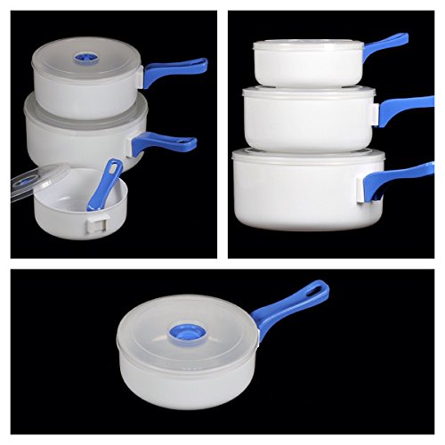 - casseroles pour micro-ondes avec poignée amov...