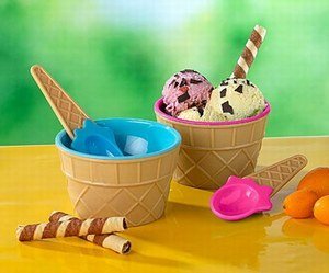 - coupes et cuillères à glaces