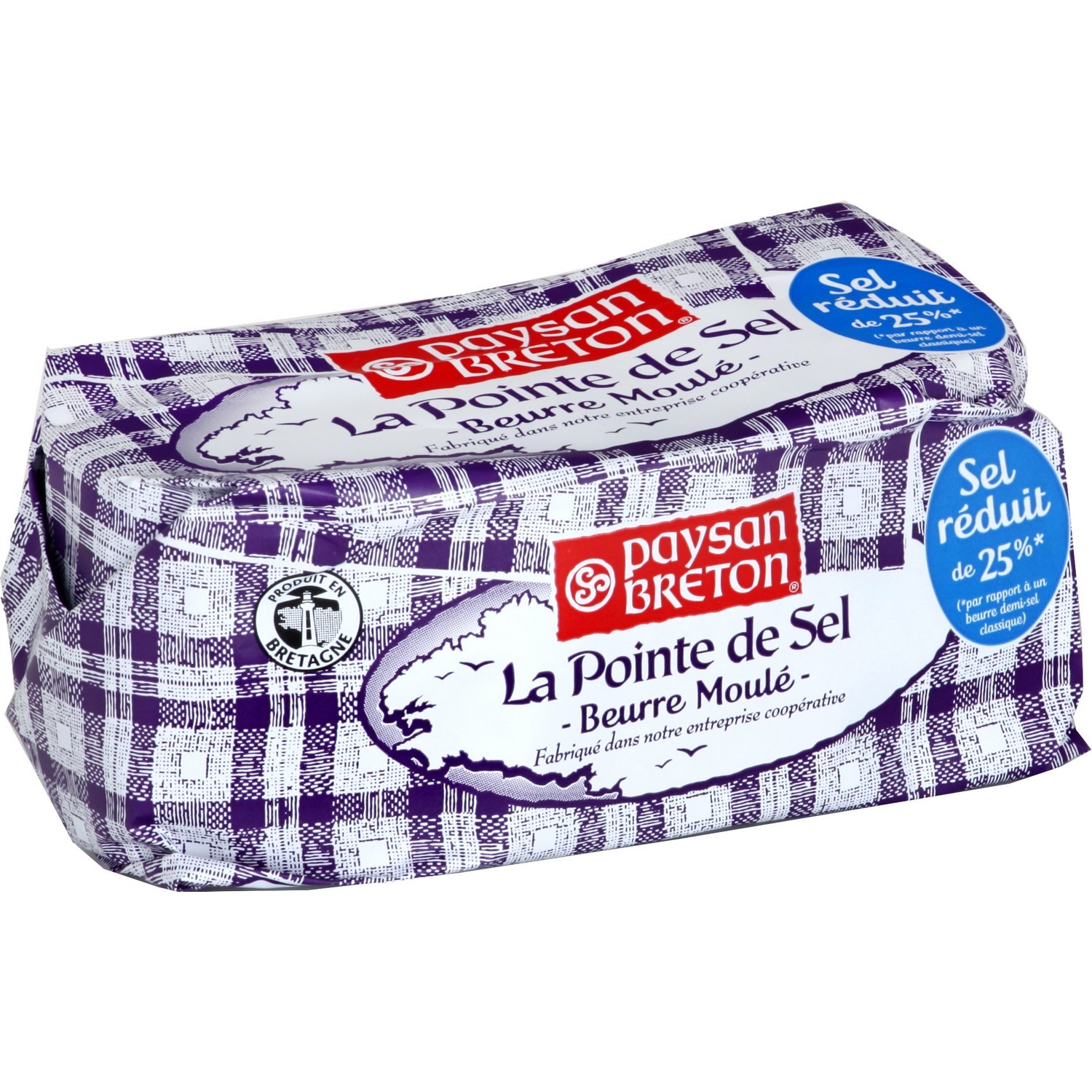 PAYSAN BRETON Beurre demi-sel PAYSAN BRETON code EAN 3412290018233 