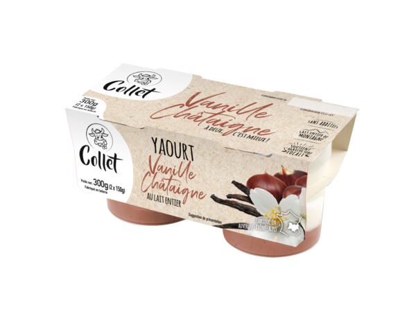 YAOURT BRASSÉ VANILLE CHÂTAIGNE
