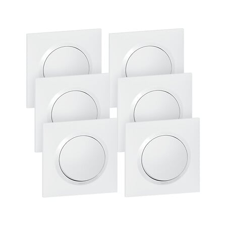 LEGRAND Lot de 6 interrupteurs ou va et vients ...