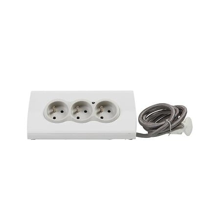 Rallonge multiprise 3x2P+T + 2 USB Type-A 2.4A ...