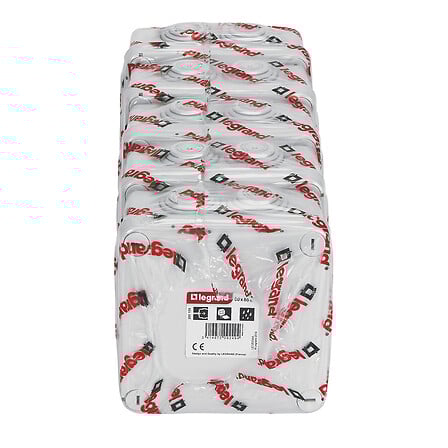 LEGRAND Lot de 5 boîtes de dérivation carrées -...