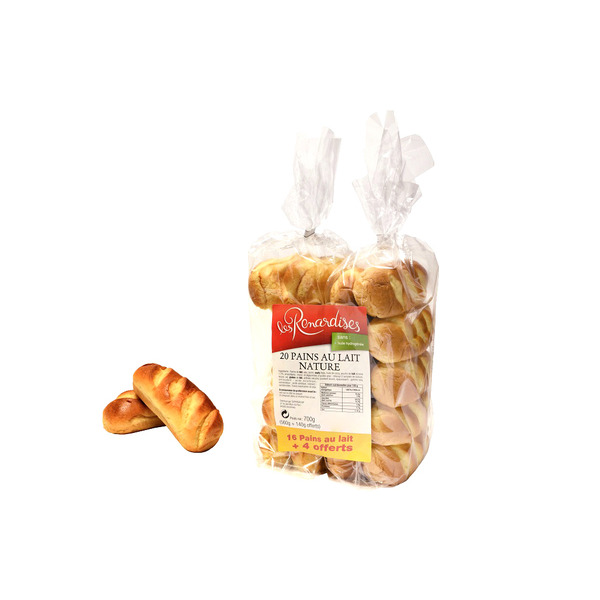 LES RENARDISES PAINS AU LAIT NATURE 
 code EAN 3415306291835 