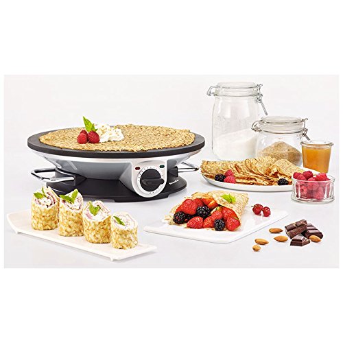 Simeo CV910 Crêpière Noir/Argent