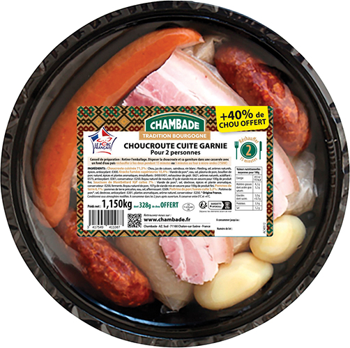 CHOUCROUTE CUITE GARNIE