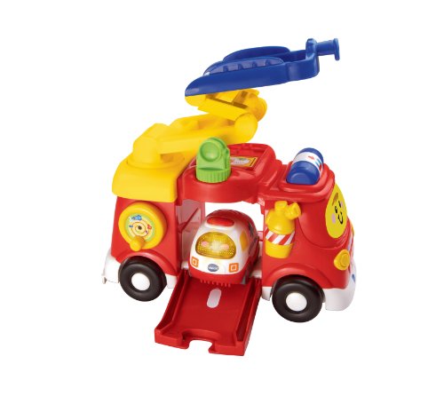 VTech Vtech - 151315 - Véhicule Miniature - Tut Tut Bolides - Mon Super Camion De Pompiers - + Clémence Sos Ambulance code EAN 3417761513156 