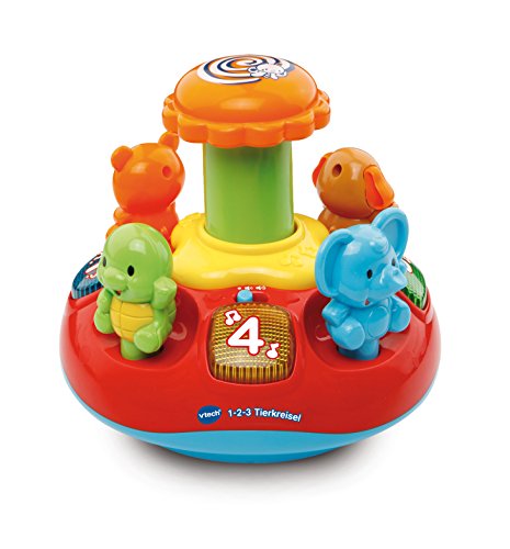 Vtech Baby 80-186304-1 - 2-3 Animaux toupie
