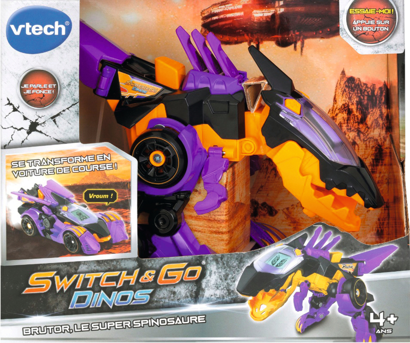 SWITCH & GO DINOS - VOITURE DE COURSE TRANSFORM...