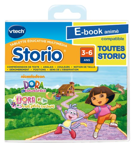 Vtech - 280905 - Storio - E-book animé - Dora