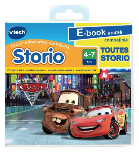 Vtech - 281905 - Storio - E-book animé - Cars 2