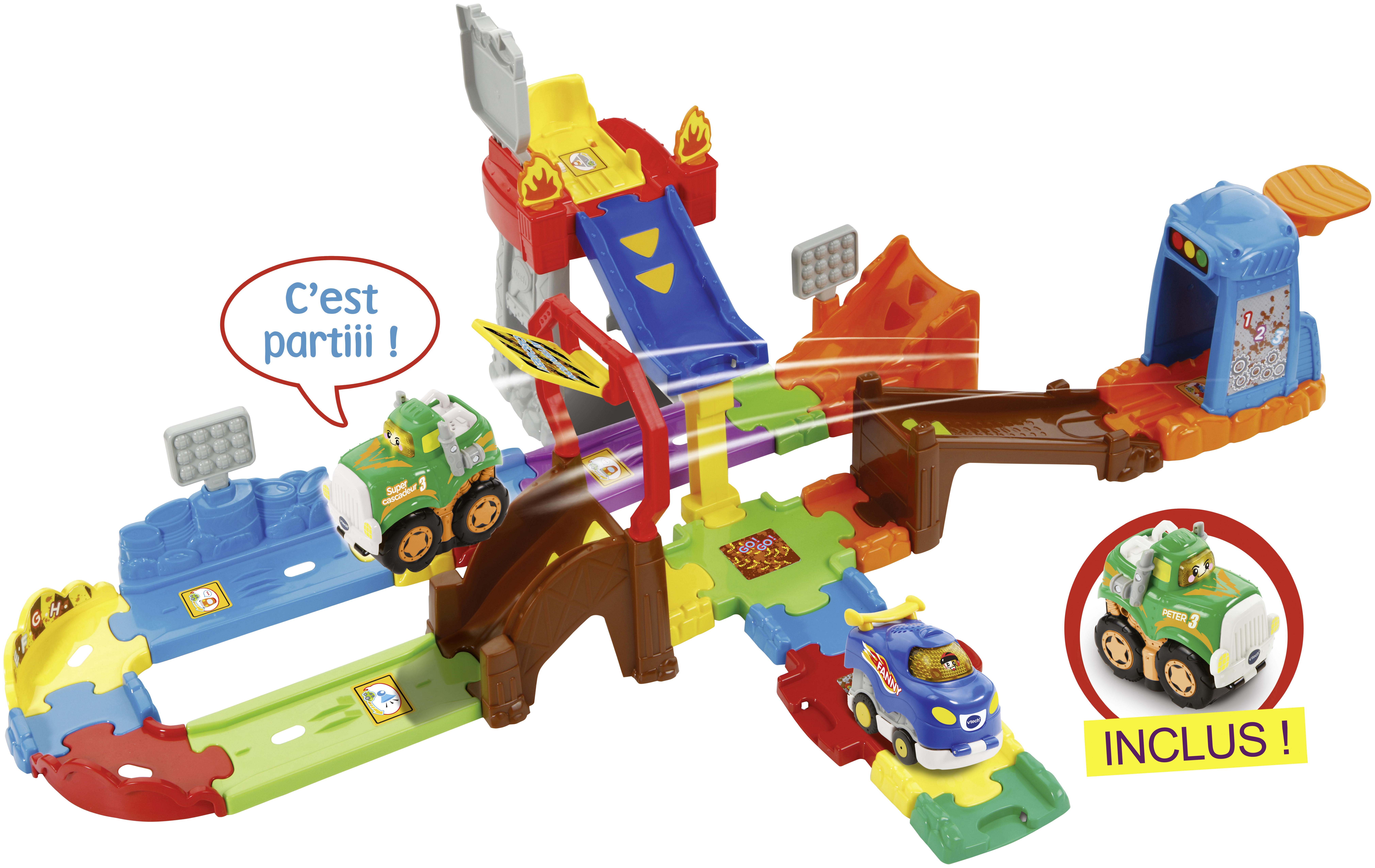 Tut Tut Bolides circuit super cascades Vtech