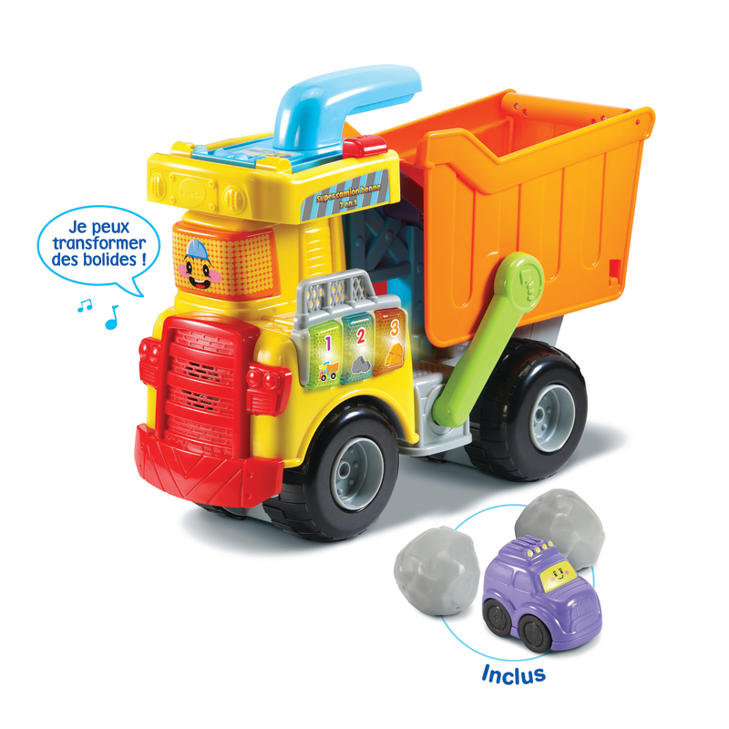 TUT TUT BOLIDES - MON SUPER CAMION BENNE 2 EN 1...