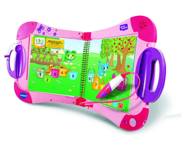 super pack magibook rose + 3 livres jeux