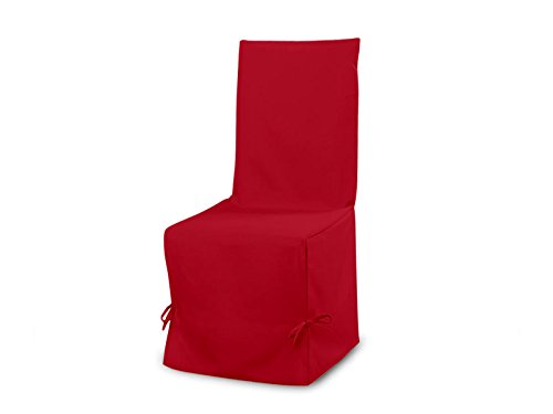 004030 panama housse de chaise coton rouge 50 x...