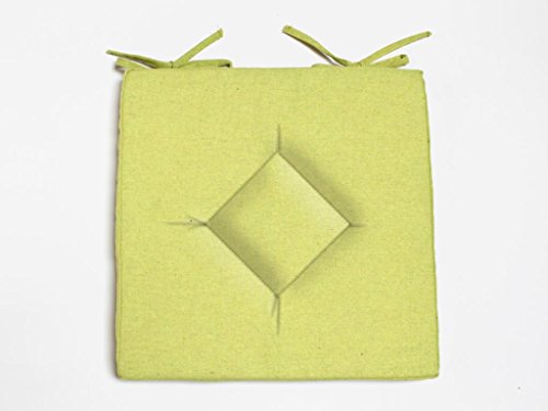 Dessus de chaise coton recyclé panama anis