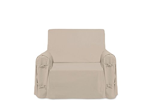 111035 panama housse de fauteuil en coton ecru ...