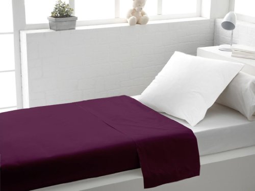 213835 eden drap plat pour lit 1 place coton pr...