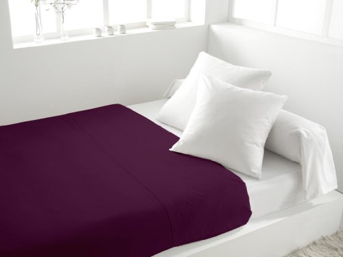 214835 eden drap plat coton prune 240 x 300 cm