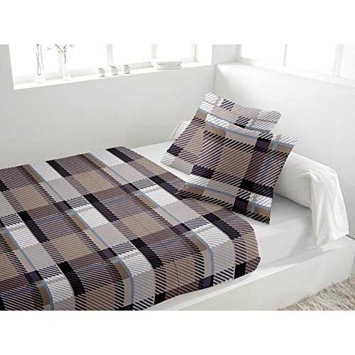 242376 montagne parure de drap flanelle taupe 2...