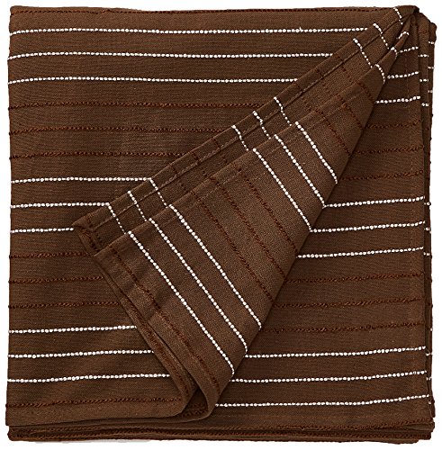 Couvre-lit allan chocolat 220x240 cm