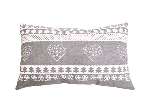 547645 coussin rectangulaire déc coton ecru 50 ...