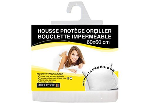 554300 taie protège oreiller en bouclette imper...