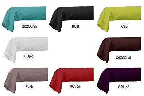 Soleil d'Ocre Taie de traversin uni 85x185 cm atmo anis code EAN 3418175602139 