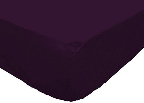 614218 atmo drap housse uni poly coton violet 2...