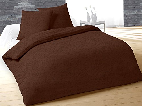 Intemporel 635475 galaxia parure housse de couette polyester chocolat 240 x 220 cm code EAN 3418176354754 