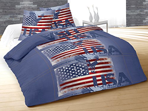 635488 usa jeans parure housse de couette polye...