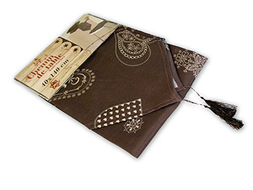 Chemin de table courchevel chocolat