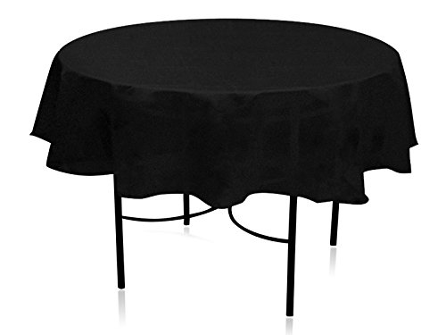 Nappe antitache ronde 180 cm  alix noir