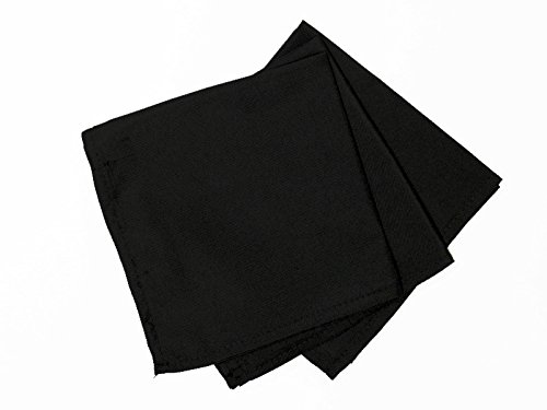Soleil d'Ocre Lot de 3 serviettes de table alix noir code EAN 3418178384605 