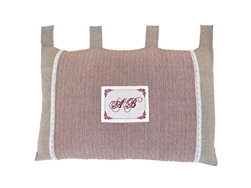 Tête de lit brodé déhoussable 45x70 cm EVA, par...