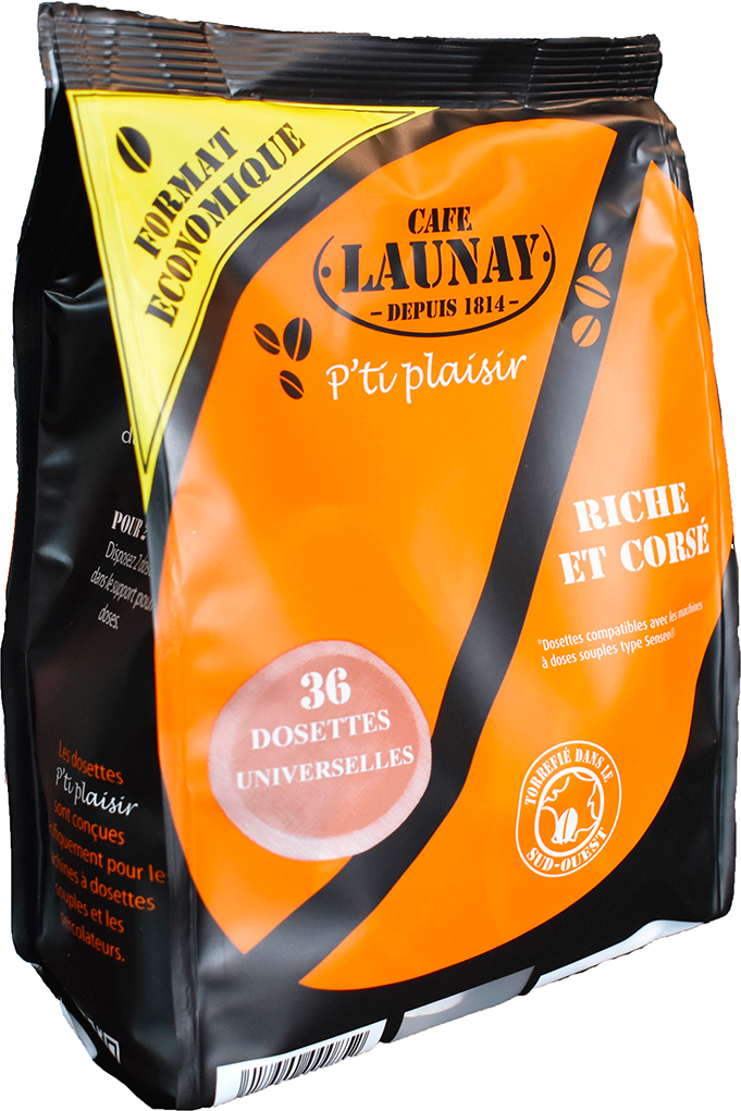 “CAFÉ LAUNAY” 36 DOSETTES DE CAFÉ code EAN 3418500000852 