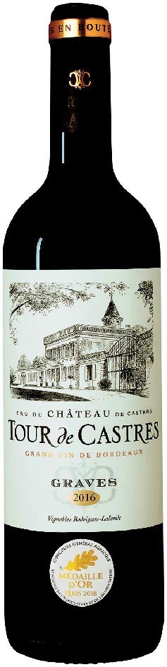 AOP(2) GRAVES CHÂTEAU TOUR DE CASTRES 2016. 3419466243796 (3419466243796)