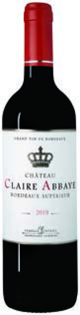 AOP(1) BORDEAUX SUPÉRIEUR CHÂTEAU CLAIRE ABBAYE 2019. 3419466256505 (3419466256505)