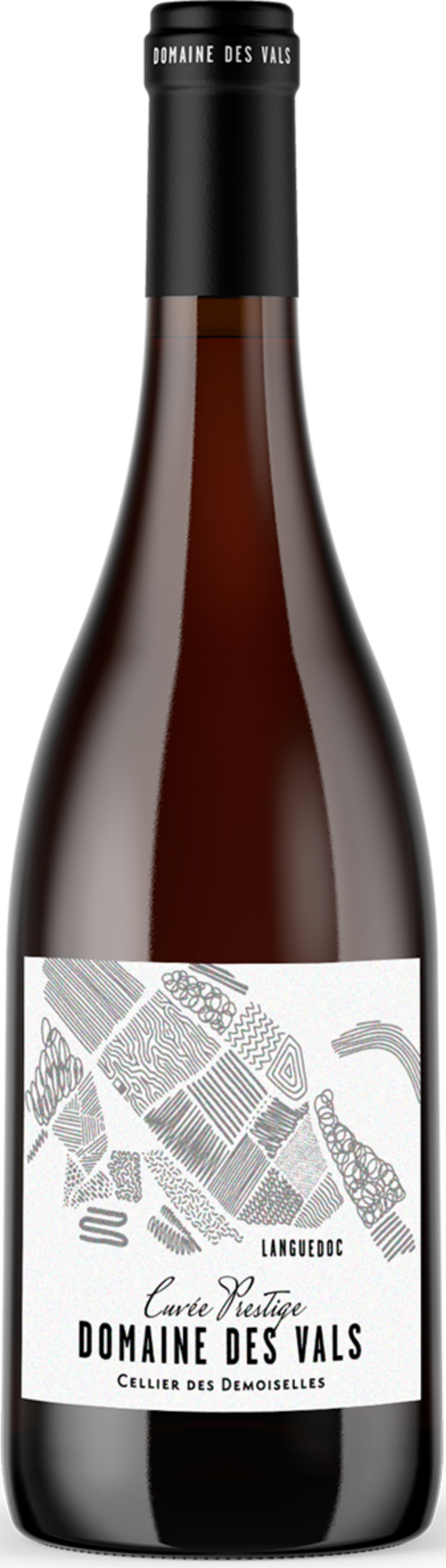  AOP LANGUEDOC ROUGE - DOMAINE DES VALS "CUVÉE PRESTIGE" 2024 code EAN 3419700105316 