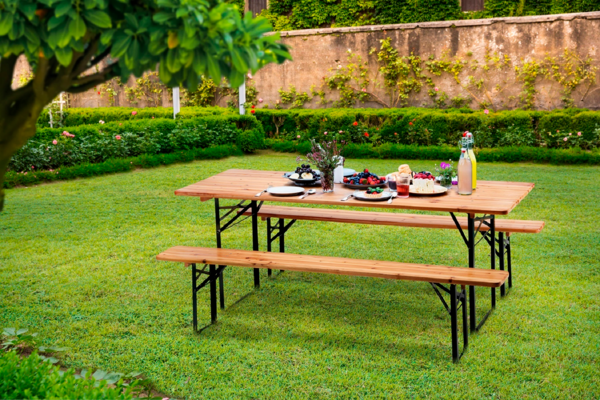  Table De Jardin Pliante Et Bancs   code EAN 3420090103325 