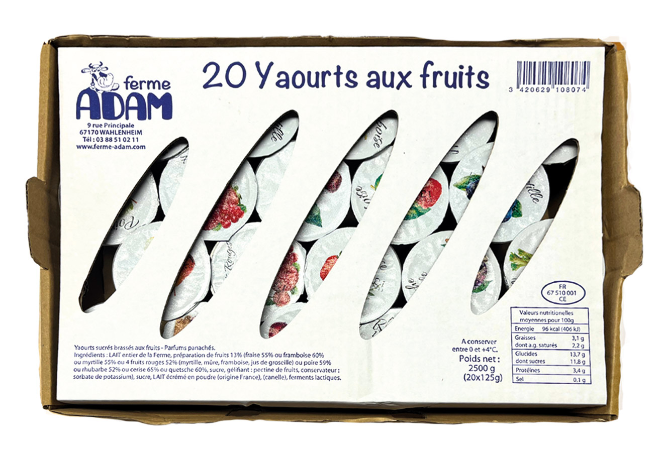 YAOURTS AUX FRUITS