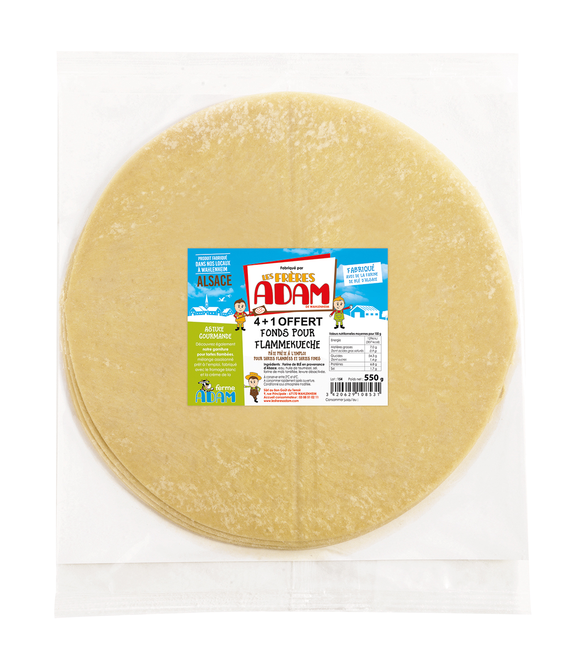 FONDS POUR TARTES FLAMBÉES