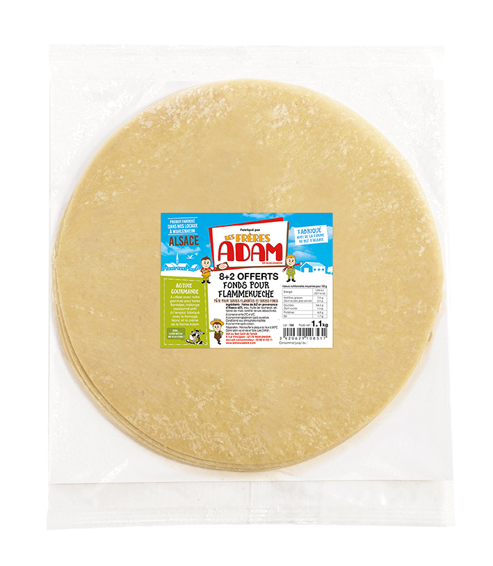 FONDS RONDS POUR FLAMMEKUECHE